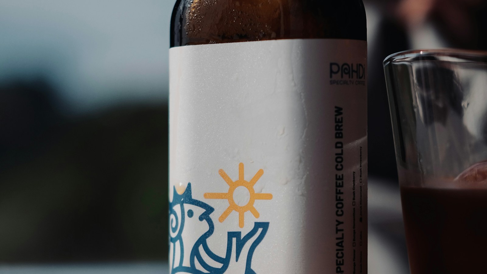 Bottle of cold brew coffee