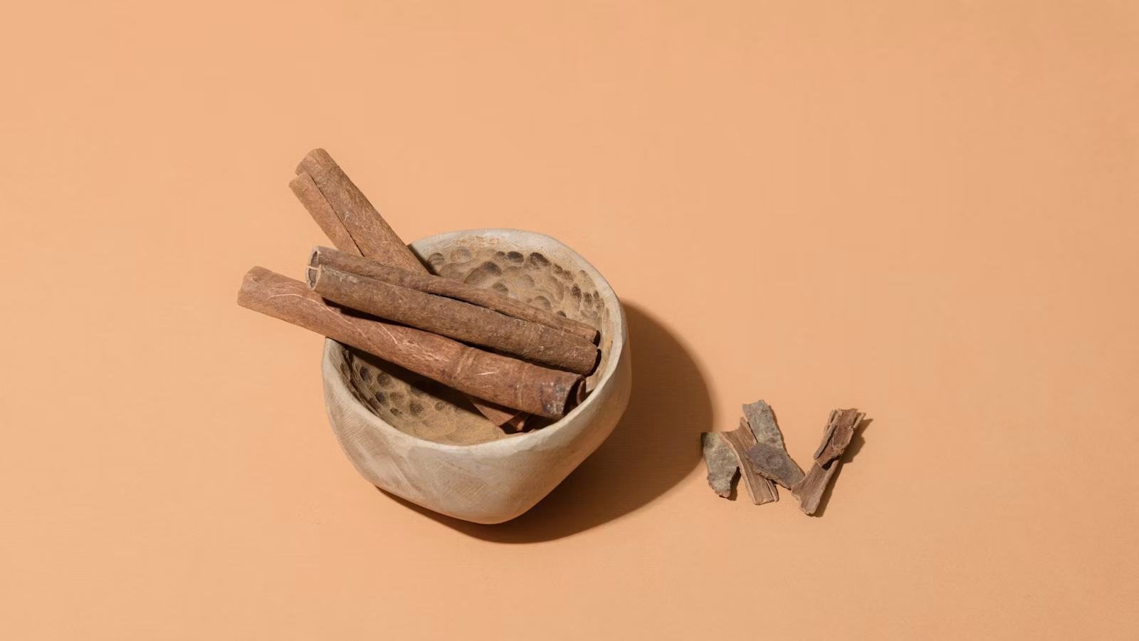 Cinnamon sticks used to flavor arroz con leche