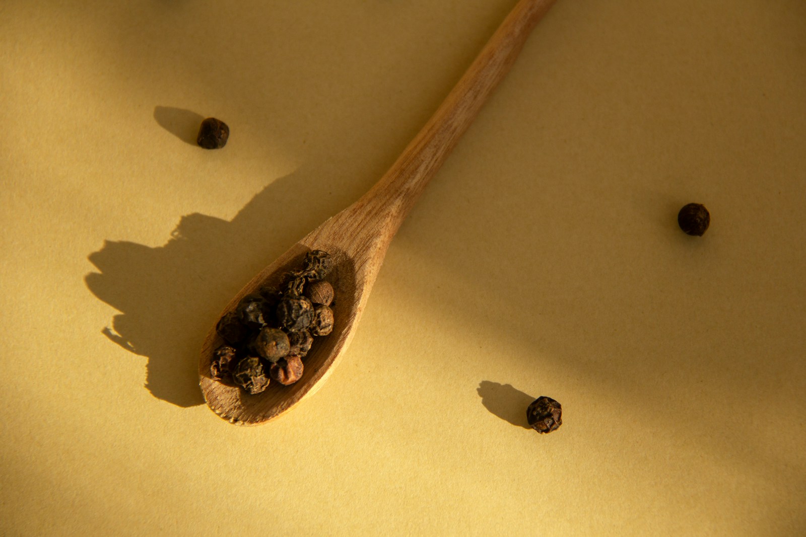 A spoonful of ground coriander spice